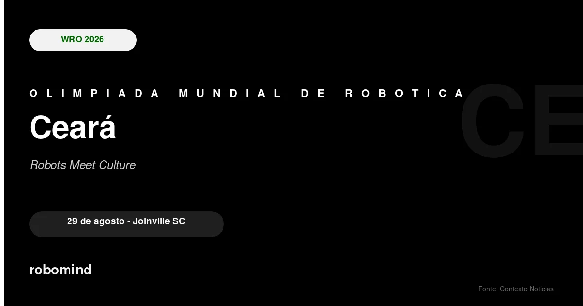 Sesi Ceará leva estudantes de Fortaleza para a Olimpíada Mundial de Robótica em SC