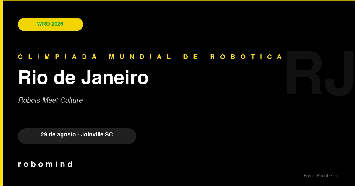 Estudantes do Rio de Janeiro disputam a Olimpíada Mundial de Robótica em Santa Catarina